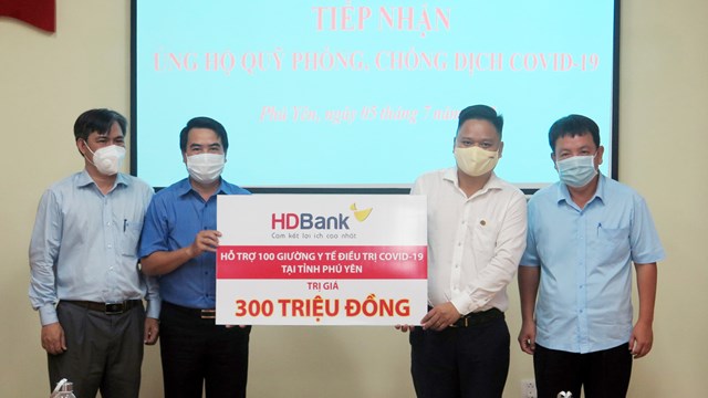 HDBank tặng 100 giường y tế cho tỉnh Phú Yên