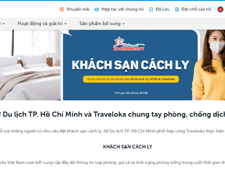 Người dân TPHCM có thể tự đặt phòng khách sạn khi có nhu cầu cách ly