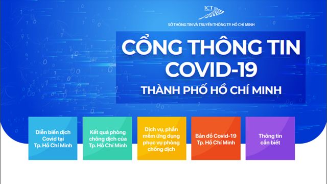 TPHCM ra mắt Cổng thông tin COVID-19