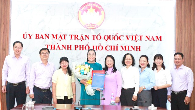 Đồng chí Nguyễn Thị Kim Thúy giữ chức vụ Phó Chủ tịch Ủy ban MTTQ Việt Nam TPHCM