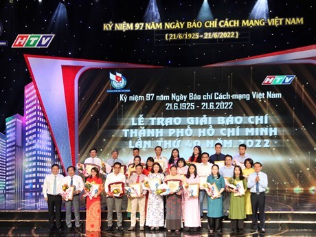65 tác phẩm được trao giải báo chí Thành phố Hồ Chí Minh lần thứ 40