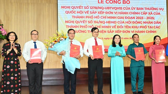 Sắp xếp đơn vị hành chính cấp xã ở quận 5 (TPHCM): Mở ra một giai đoạn phát triển mới