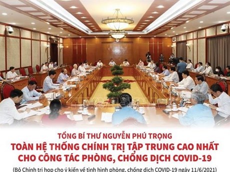 Toàn hệ thống chính trị tập trung cao nhất phòng, chống dịch COVID-19