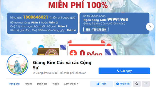 Xử phạt chủ trang fanpage “Giang Kim Cúc và các Cộng Sự” vì đăng tin sai sự thật