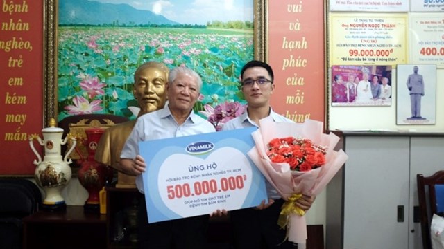 Vinamilk tiếp tục hỗ trợ kinh phí mổ tim cho trẻ em nghèo trong năm 2021