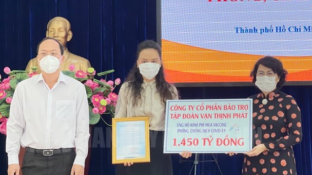 TPHCM: Gần 2.300 tỷ đồng được DN và Người dân đăng ký ủng hộ mua vắc xin ngừa Covid-19