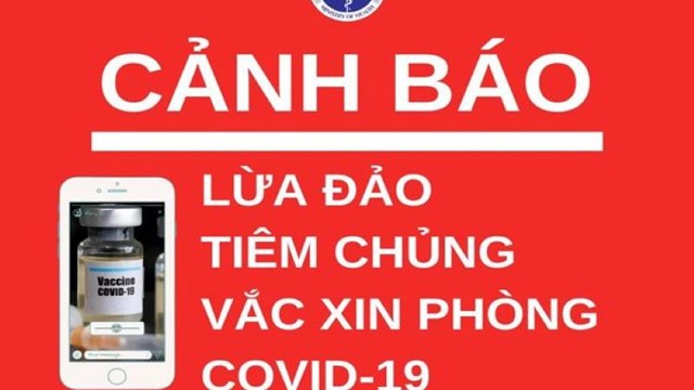 Cảnh báo lừa đảo tiêm chủng vắc-xin phòng COVID-19