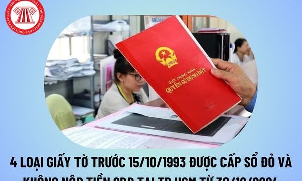 TPHCM quy định những giấy tờ khác về quyền sử dụng đất trước ngày 15/10/1993