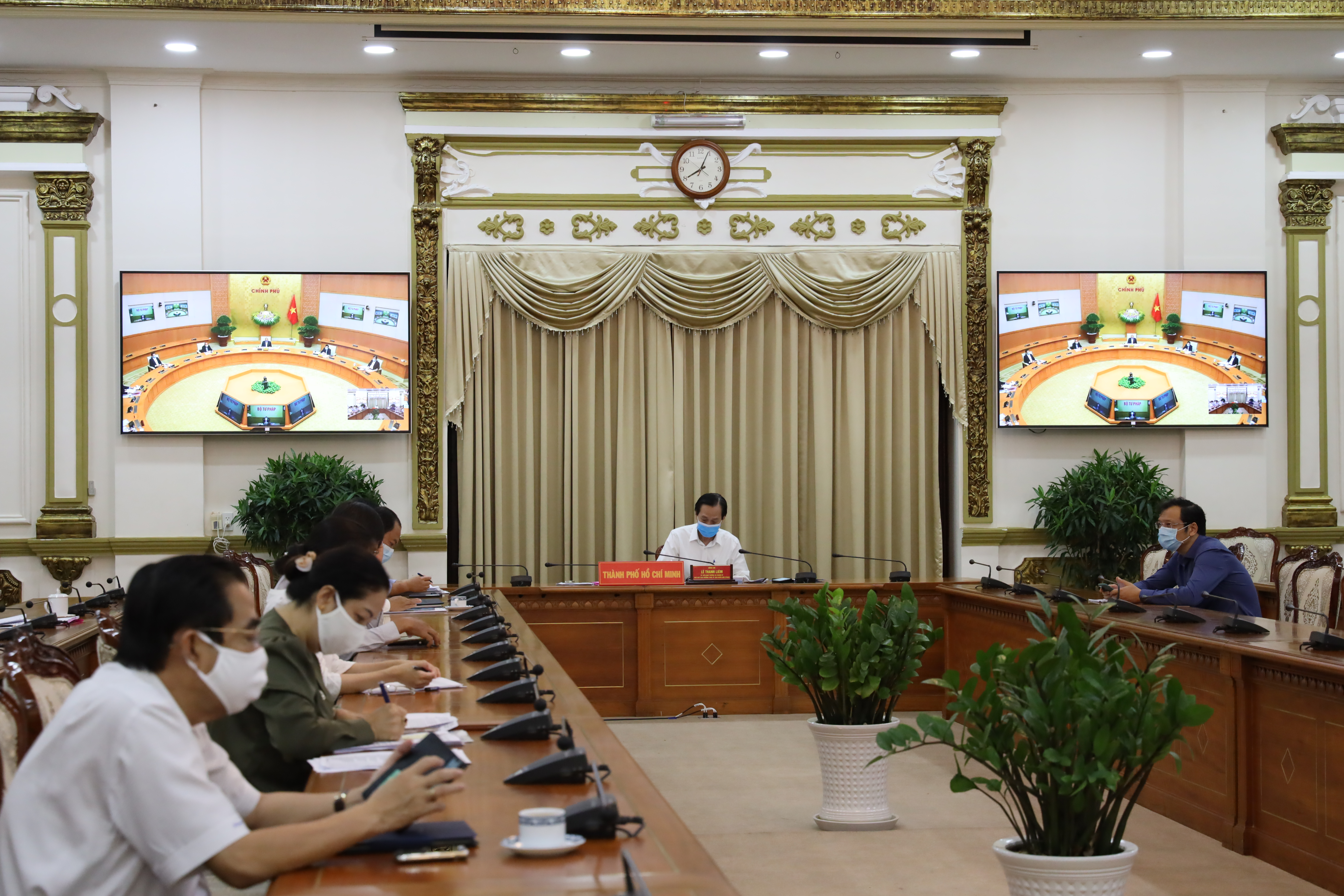 Tại điểm cầu TP. Hồ Ch&iacute; Minh