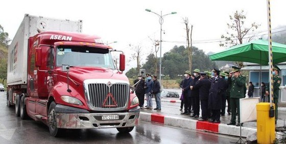 Cửa khẩu Hữu Nghị ở Đồng Đăng - Lạng Sơn được kết nối trở lại từ ng&agrave;y 5-2. &nbsp;Ảnh theo Cổng th&ocirc;ng tin điện tử tỉnh Lạng Sơn