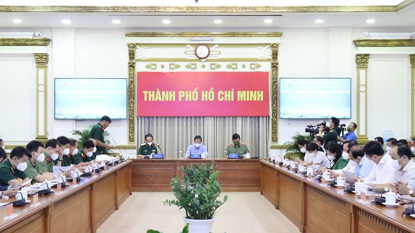 To&agrave;n cảnh cuộc họp. Ảnh: Linh Nhi