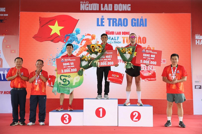 Giải Half marathon "Tự h&agrave;o Tổ quốc t&ocirc;i" lần 1-2024 được tổ chức th&agrave;nh c&ocirc;ng