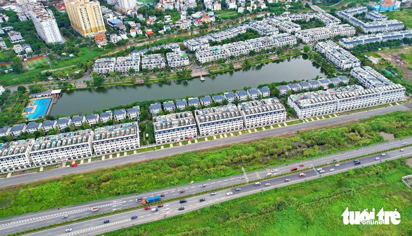 Dự &aacute;n 30,1ha Nam Rạch Chiếc (phường An Ph&uacute;, TP Thủ Đức), t&ecirc;n thương mại l&agrave; dự &aacute;n Lakeview City do Novaland l&agrave;m chủ đầu tư - Ảnh: NGỌC HIỂN &nbsp;