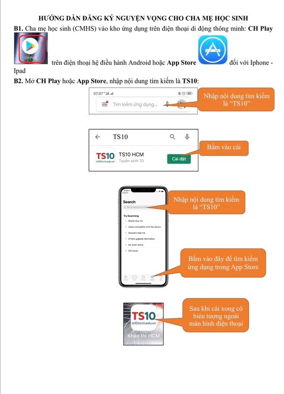 Hướng dẫn c&#225;c bước đăng k&#253; tuyển sinh lớp 10 tại TPHCM - Ảnh 1