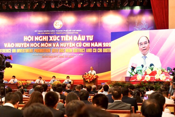 Chủ tịch nước Nguyễn Xu&acirc;n Ph&uacute;c ph&aacute;t biểu tại hội nghị. Ảnh: VIỆT DŨNG