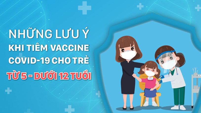 Những lưu &#253; khi ti&#234;m vaccine COVID-19 cho trẻ từ 5 - dưới 12 tuổi - Ảnh 1