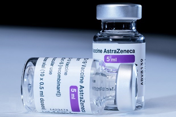 Vaccine ngừa COVID-19 của AstraZeneca. (Ảnh: AFP/TTXVN)