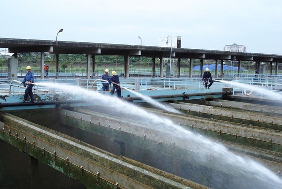 Việc c&uacute;p nước hoặc nước yếu xảy ra do thay mới van tại Nh&agrave; m&aacute;y nước Thủ Đức