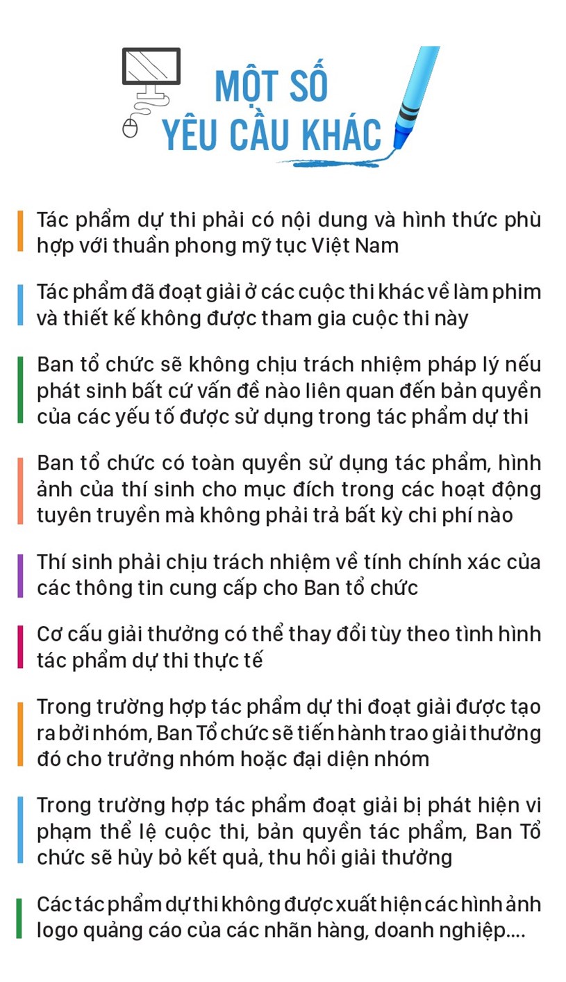 Thể lệ Hội thi Thiết kế sản phẩm đồ họa th&#244;ng tin tuy&#234;n truyền Nghị quyết 98 - Ảnh 3