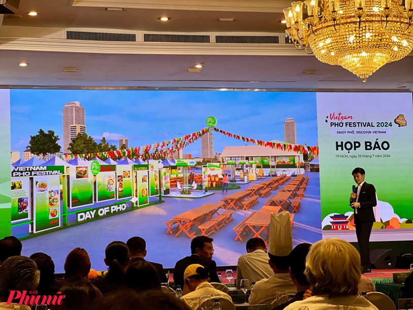 Buổi họp b&aacute;o Ng&agrave;y của Phở "Vietnam Phở Festivel 2024" diễn ra chiều ng&agrave;y 29/7 - Ảnh: Quốc Th&aacute;i