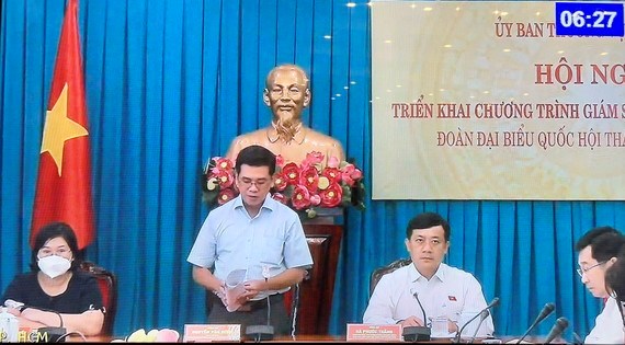 Phó Chủ tịch HĐND TPHCM Nguyễn Văn Dũng, Phó Chủ tịch HĐND TPHCM phát biểu từ đầu cầu TPHCM