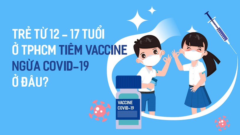 Trẻ từ 12-17 tuổi ở TPHCM ti&#234;m vaccine ngừa COVID-19 ở đ&#226;u? - Ảnh 1