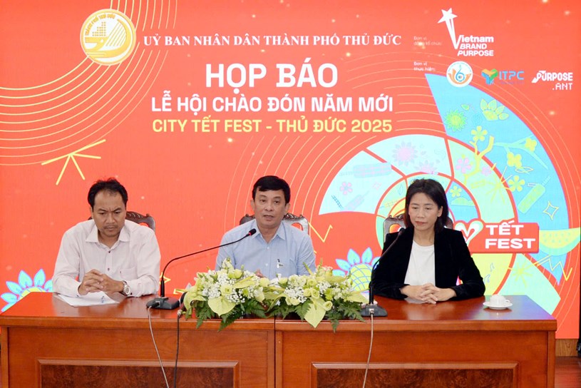 UBND TP Thủ Đức tổ chức họp b&aacute;o th&ocirc;ng tin Lễ hội ch&agrave;o đ&oacute;n năm mới &ndash; City Tết Fest Thủ Đức 2025&nbsp;&nbsp;