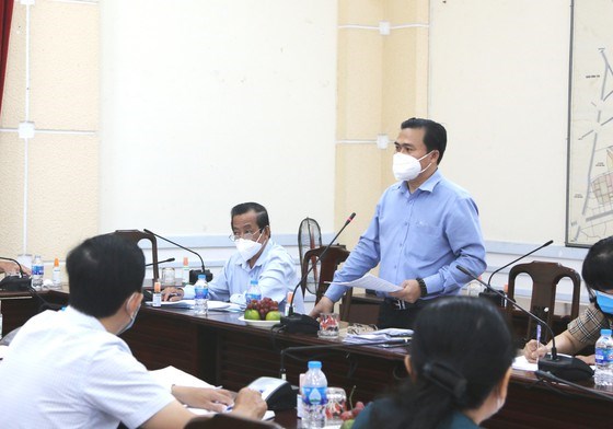 Trưởng Ban Văn hóa - Xã hội, HĐND TPHCM Cao Thanh Bình phát biểu tại buổi kiểm tra 