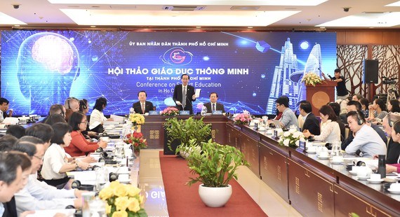 Hội thảo Gi&aacute;o dục th&ocirc;ng minh tại TPHCM. Ảnh: VIỆT DŨNG