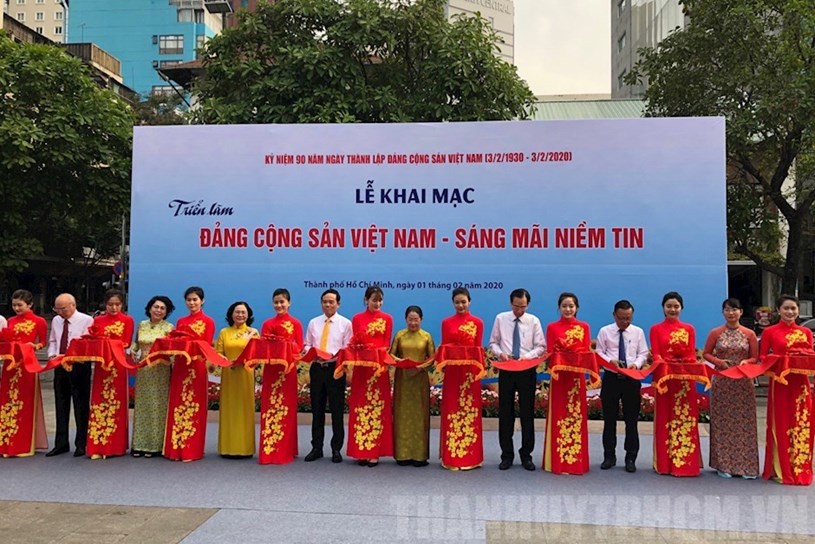 TPHCM khai mạc triển l&#227;m “Đảng Cộng sản Việt Nam – S&#225;ng m&#227;i niềm tin”