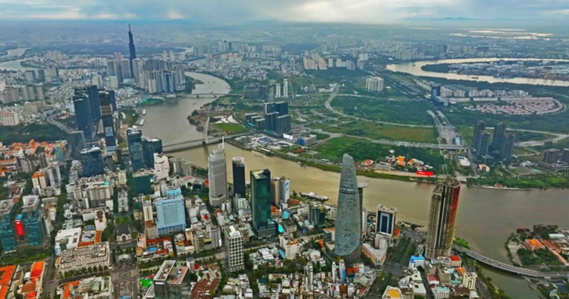 Th&agrave;nh phố Hồ Ch&iacute; Minh - trung t&acirc;m kinh tế, văn h&oacute;a, du lịch đầu t&agrave;u của cả nước. (Ảnh: Vũ Sinh/TTXVN)