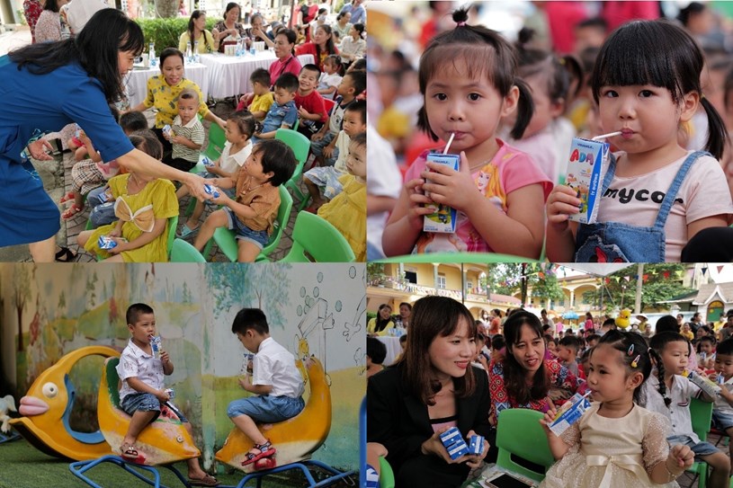 Với Quỹ sữa Vươn cao Việt Nam, Vinamilk đ&atilde; đồng h&agrave;nh c&ugrave;ng h&agrave;ng trăm ngh&igrave;n trẻ em khắp cả nước trong suốt 16 năm qua.