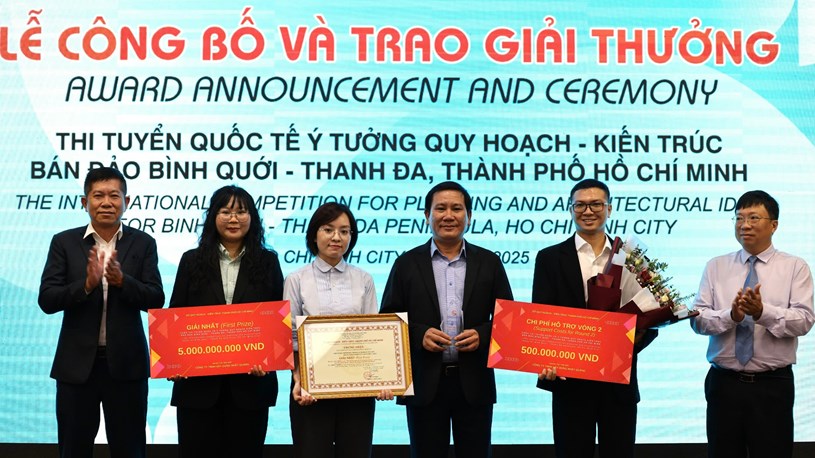 TP. HCM: Trao giải cuộc thi tuyển quốc tế &#221; tưởng Quy hoạch - Kiến tr&#250;c b&#225;n đảo B&#236;nh Quới - Thanh Đa - Ảnh 1