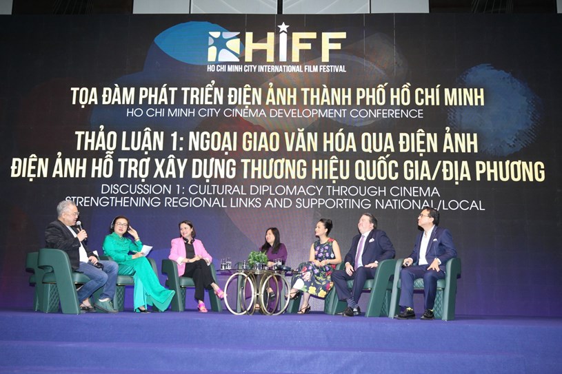 Li&ecirc;n hoan phim quốc tế TPHCM (HIFF) 2024 g&oacute;p phần đưa TPHCM v&agrave;o Mạng lưới c&aacute;c Th&agrave;nh phố s&aacute;ng tạo của UNESCO trong lĩnh vực điện ảnh. Ảnh: DŨNG PHƯƠNG