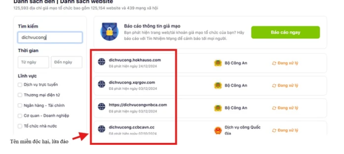 C&#243; thể tra cứu c&#225;c website lừa đảo tr&#234;n VNeID - Ảnh 1