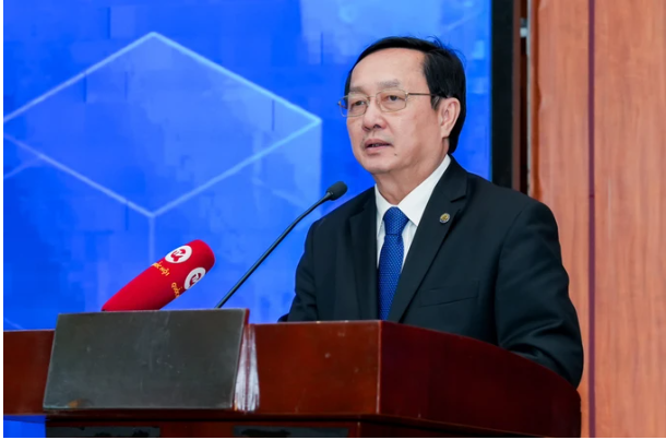 Bộ trưởng Bộ KH-CN Huỳnh Th&agrave;nh Đạt ph&aacute;t biểu tại lễ c&ocirc;ng bố PII 2023