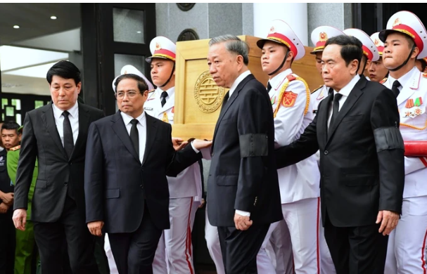 Trang nghi&#234;m Lễ truy điệu v&#224; Lễ an t&#225;ng Tổng B&#237; thư Nguyễn Ph&#250; Trọng - Ảnh 6