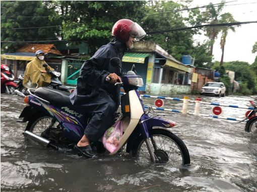 Dự báo trong những ngày tới, TP HCM có mưa lớn, gây ngập ở các vùng trũng thấp, ven sông và kênh rạch