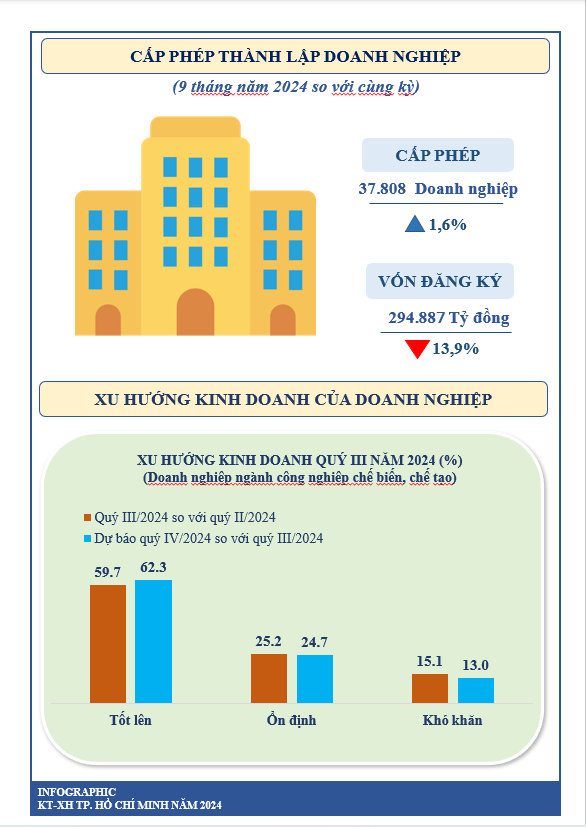 [Infographics] T&#236;nh h&#236;nh kinh tế - x&#227; hội TP. HCM 9 th&#225;ng năm 2024 - Ảnh 4