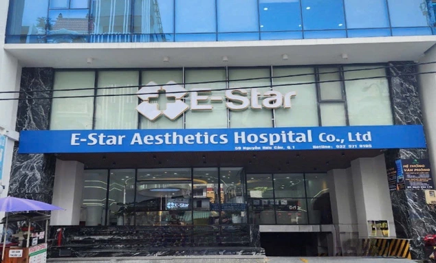 Công ty TNHH bệnh viện thẩm mỹ E-Star chưa có giấy phép hoạt động khám chữa bệnh đã mang tên “bệnh viện”