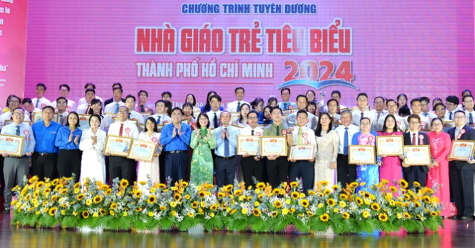 Các gương “Nhà giáo trẻ tiêu biểu TPHCM” năm 2024 được tuyên dương