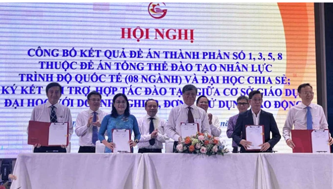 https://www.sggp.org.vn/trien-khai-ky-ket-hop-tac-dao-tao-nhan-luc-trinh-do-quoc-te-cho-tphcm-post772708.html#:~:text=C%C3%A1c%20tr%C6%B0%E1%BB%9Dng%20%C4%91%E1%BA%A1i%20h%E1%BB%8Dc%20ch%E1%BB%A7%20tr%C3%AC%20th%E1%BB%B1c%20hi%E1%BB%87n%20%C4%91%E1%BB%81%20%C3%A1n%20%C4%91%C3%A0o%20t%E1%BA%A1o%20nh%C3%A2n%20l%E1%BB%B1c%20tr%C3%ACnh%20%C4%91%E1%BB%99%20qu%E1%BB%91c%20t%E1%BA%BF%20tham%20gia%20k%C3%BD%20k%E1%BA%BFt%20t%E1%BA%A1i%20h%E1%BB%99i%20ngh%E1%BB%8B.%20%E1%BA%A2nh%3A%20THANH%20H%C3%99NG