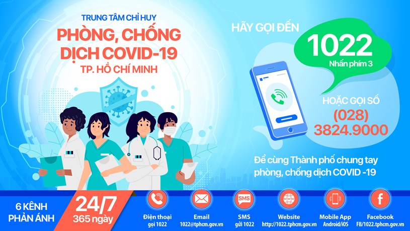 Người d&acirc;n c&oacute; thể phản &aacute;nh qua số điện thoại 1022 &ndash; nhấn ph&iacute;m 3 v&agrave; số điện thoại (028) 3824.9000