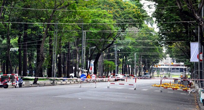 TP. Hồ Ch&#237; Minh hạn chế xe lưu th&#244;ng tr&#234;n 2 tuyến đường trung t&#226;m Quận 1 v&#224;o ng&#224;y 07/6