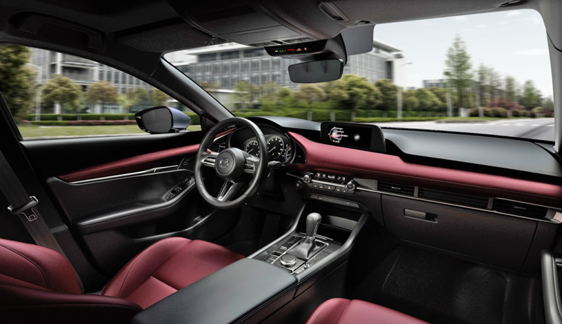 Nội thất của Mazda3 Sport g&acirc;y ấn tượng với thiết kế tối giản