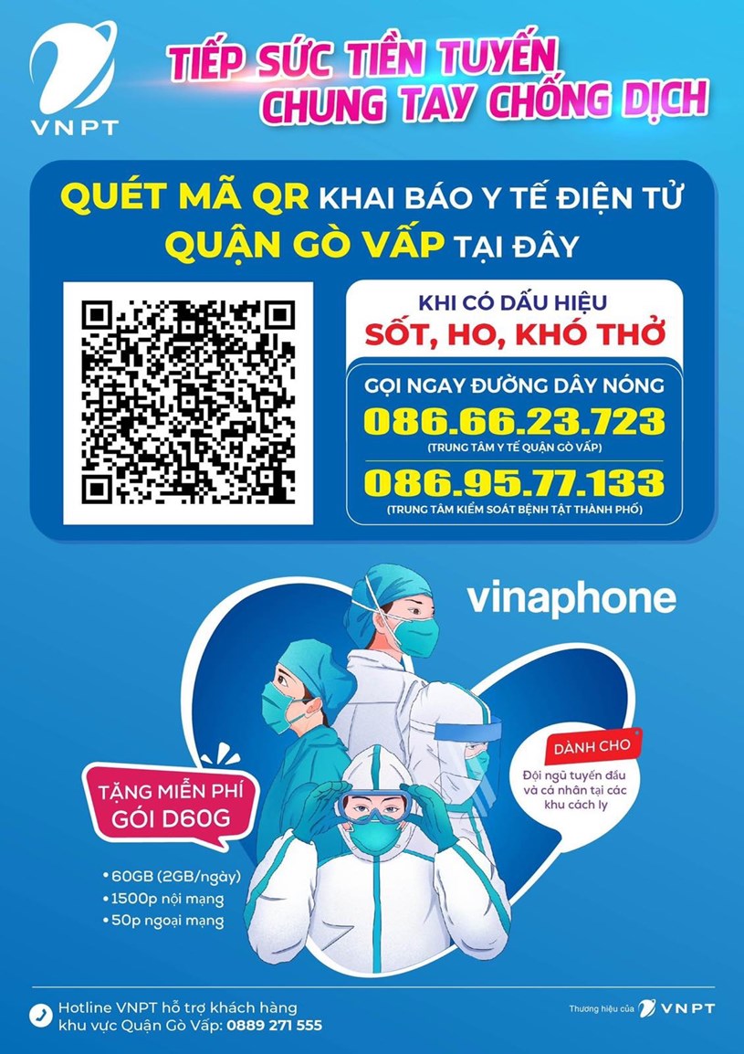 H&igrave;nh ảnh m&atilde; QR code được d&aacute;n từng khu phố, tạo điều kiện thuận tiện cho người d&acirc;n qu&eacute;t m&atilde; khai b&aacute;o y tế