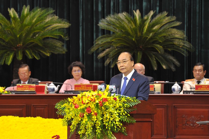 Thủ tướng Nguyễn Xu&#226;n Ph&#250;c: TPHCM cần đi đầu trong việc tạo cơ chế, ch&#237;nh s&#225;ch đột ph&#225; 