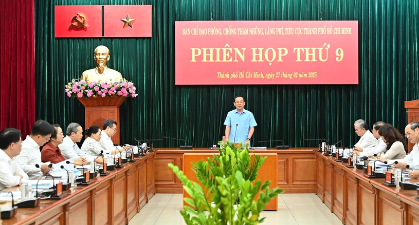 Phi&ecirc;n họp thứ 9 của Ban Chỉ đạo. Ảnh: VIỆT DŨNG