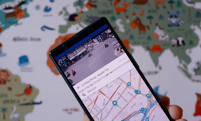 Ứng dụng TTGT TP. Hồ Ch&iacute; Minh cho ph&eacute;p bạn theo d&otilde;i trực tiếp t&igrave;nh h&igrave;nh giao th&ocirc;ng tr&ecirc;n địa b&agrave;n qua camera giao th&ocirc;ng