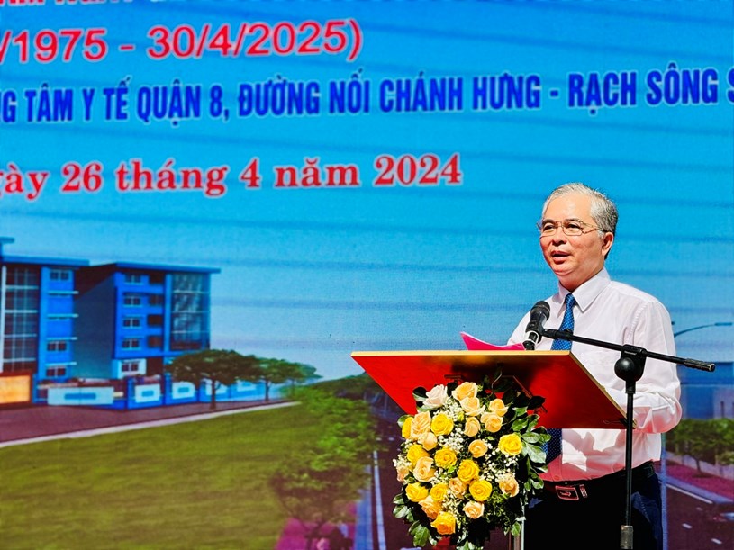 Ph&oacute; Chủ tịch UBND TPHCM Ng&ocirc; Minh Ch&acirc;u ph&aacute;t biểu chỉ đạo